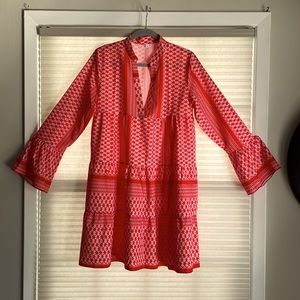 Printed Bell Sleeve Dress
